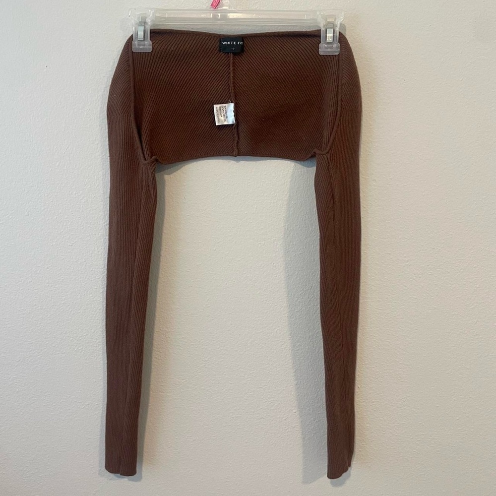 White Fox Boutique Brown Shrug